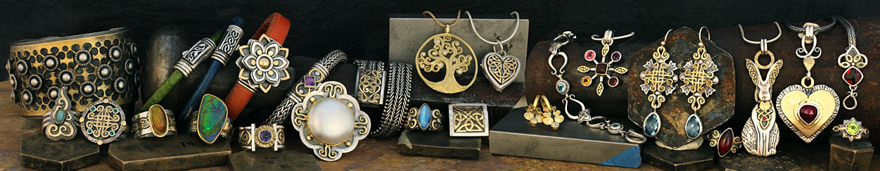 All Two Tone Jewelry Silver and Fair Trade Gold