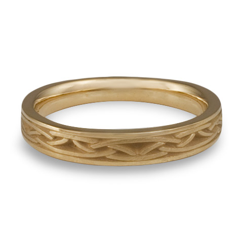 Celtic Arches Wedding Ring in 14K Yellow Gold