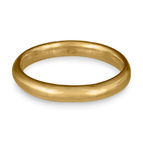 Classic Comfort Fit Wedding Ring 3x2mm in 14K Yellow Gold
