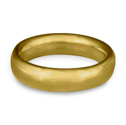 Classic Comfort Fit Wedding Ring 6x2mm in 14K Yellow Gold