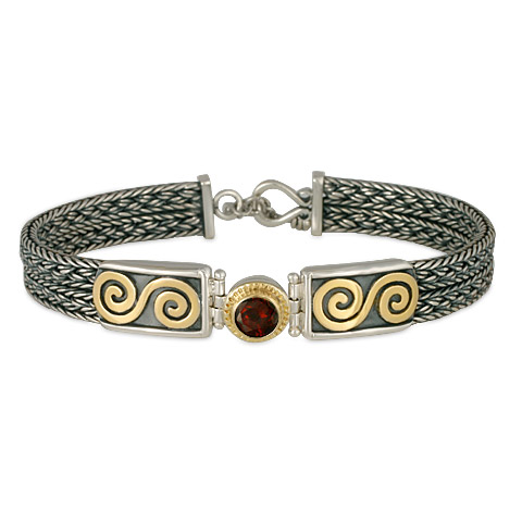 Keltie Bracelet in Garnet