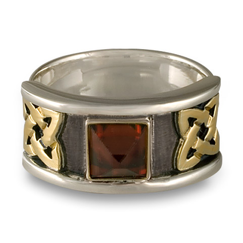 Konya Ring with Gem in Garnet
