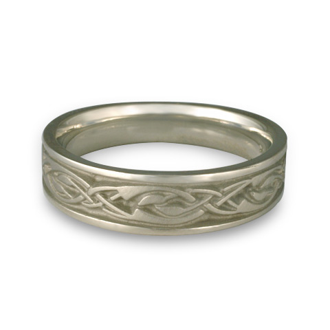 Narrow Sonoma Hills Wedding Ring in Stainless Steel