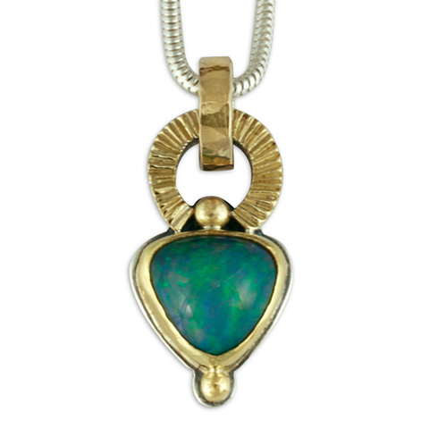 One-of-a-Kind Sol Ethiopian Opal Pendant in Ethiopian Opal