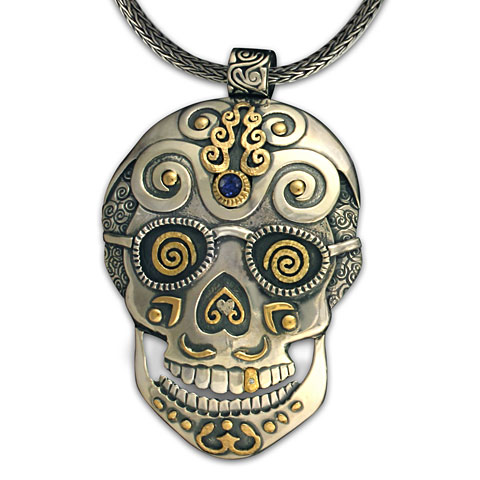 One-of-a-Kind Timothy Skull Pendant in