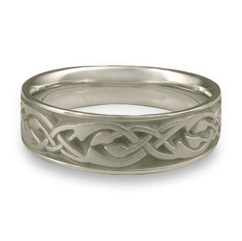 Wide Sonoma Hills Wedding Ring in Stainless Steel