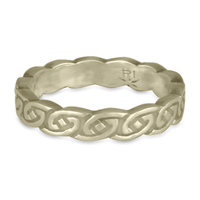 Borderless Petra Wedding Ring in 18K White Gold