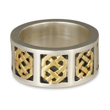 Tripoli Wedding Ring in Two Tone