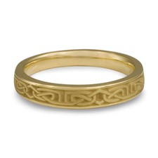 Labyrinth Wedding Ring in 18K Yellow Gold