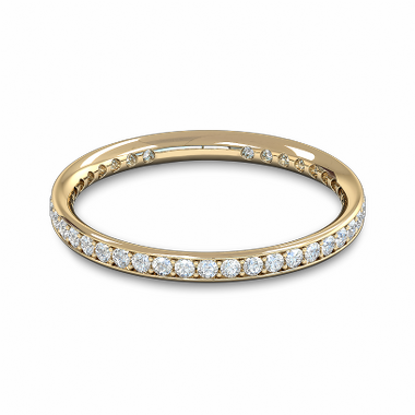 Fairtrade Gold Diamond Full Eternity Ring  in 18K Yellow Gold