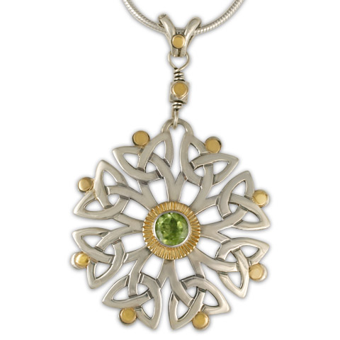 Arbor Dangle Pendant in Peridot