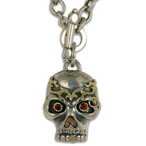 Bjorn Skull Necklace in