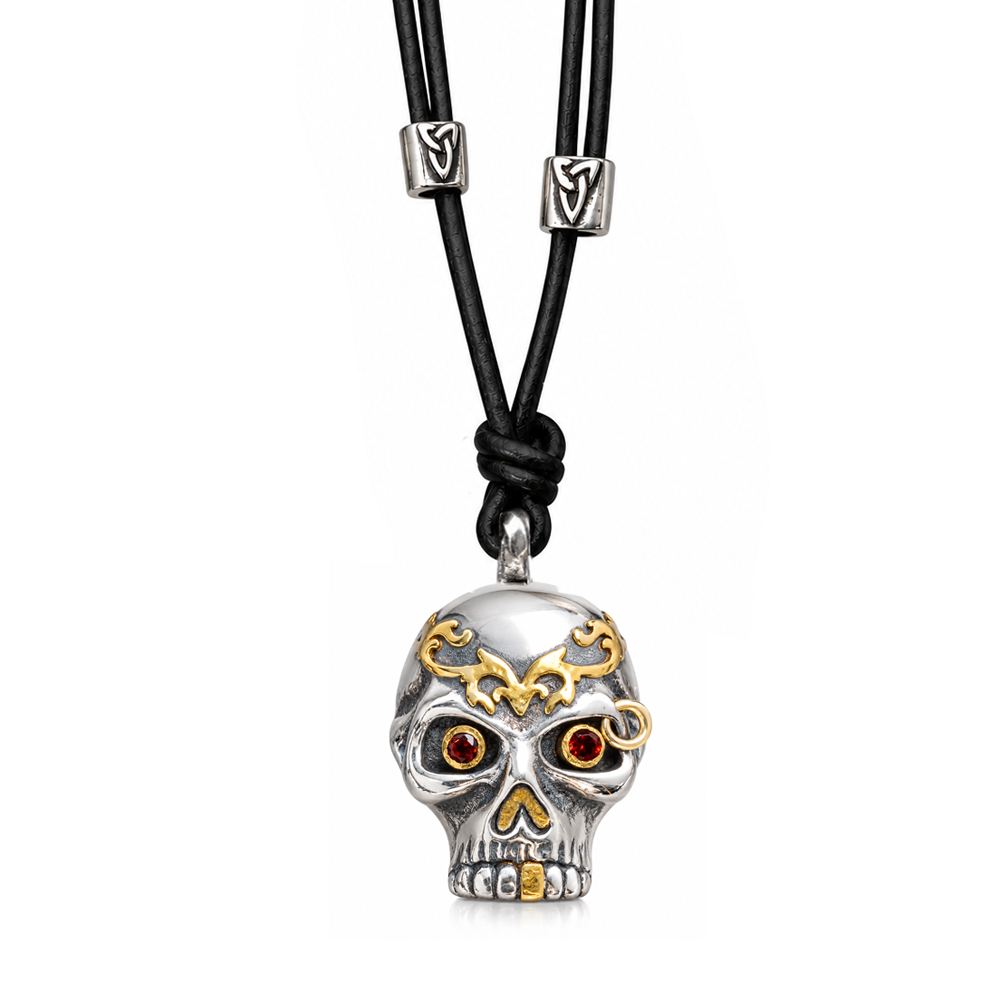 Bjorn Skull Pendant in
