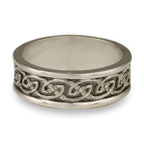 Bordered Petra Wedding Ring in