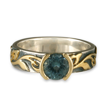 Borderless Flores Aqua Ring in