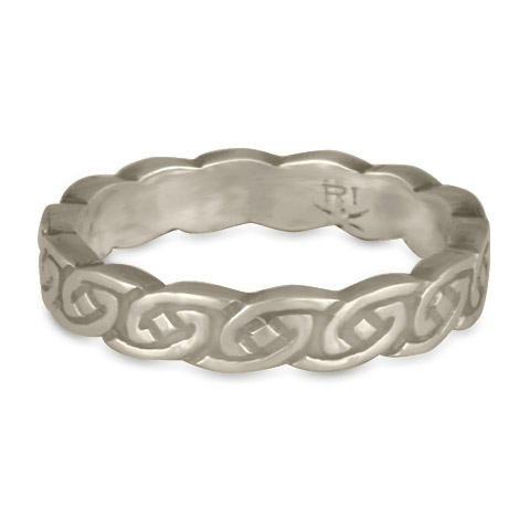 Borderless Petra Wedding Ring in 14K White Gold