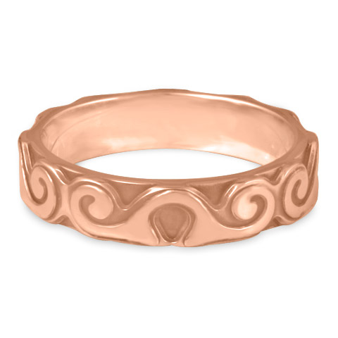 Borderless Ravena Wedding Ring in 14K Rose Gold