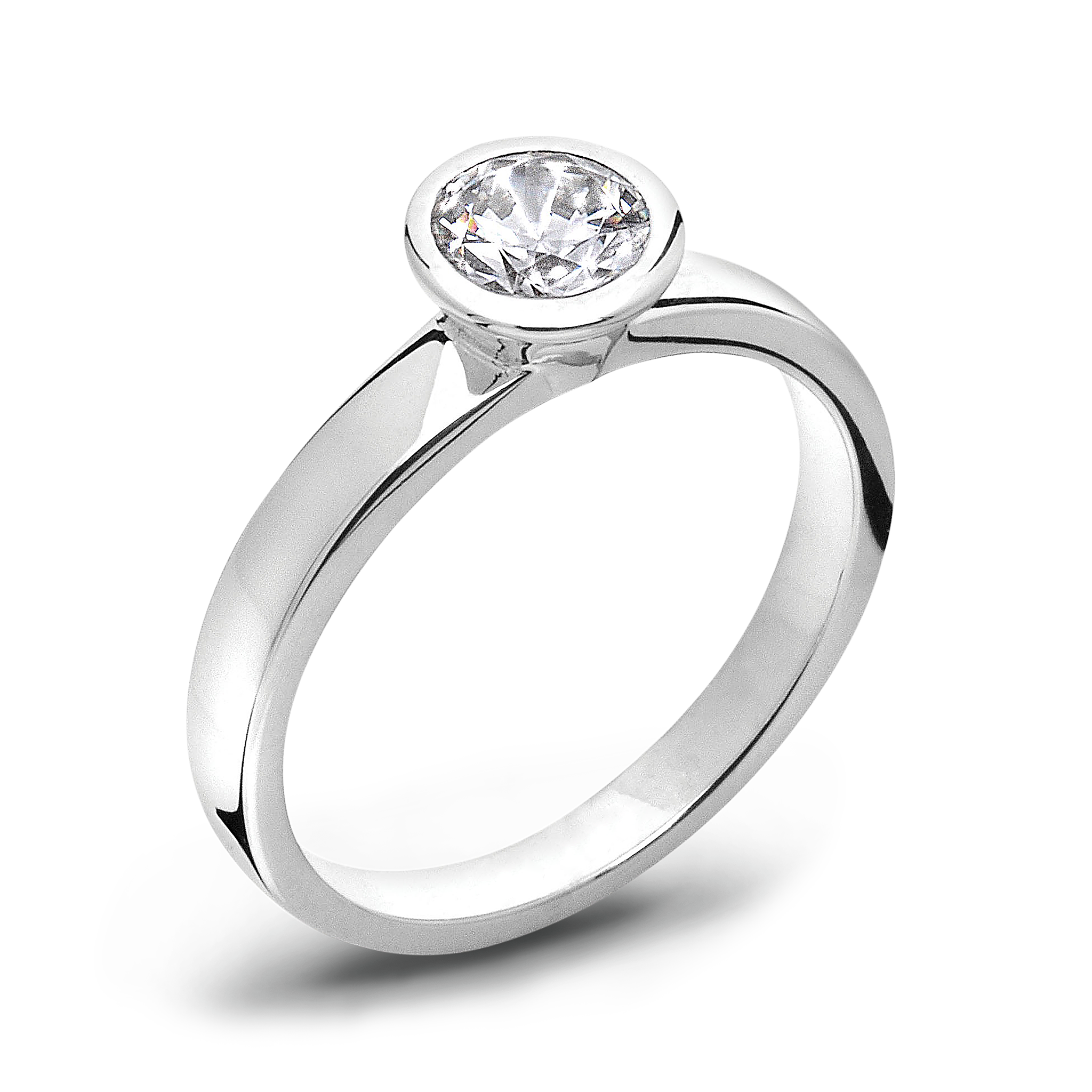 Brilliant Cut Canadian Diamond Fairtrade Gold Engagement Ring in