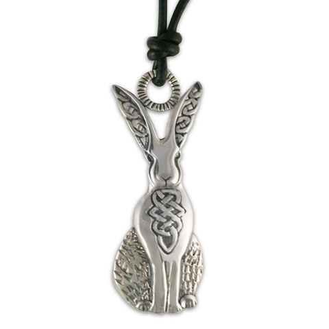 Celtic Hare Pendant in