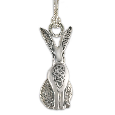 Celtic Hare Pendant in