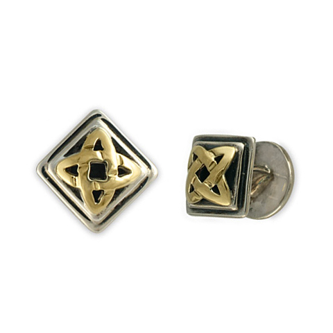 Celtic Star Tuxedo Studs in