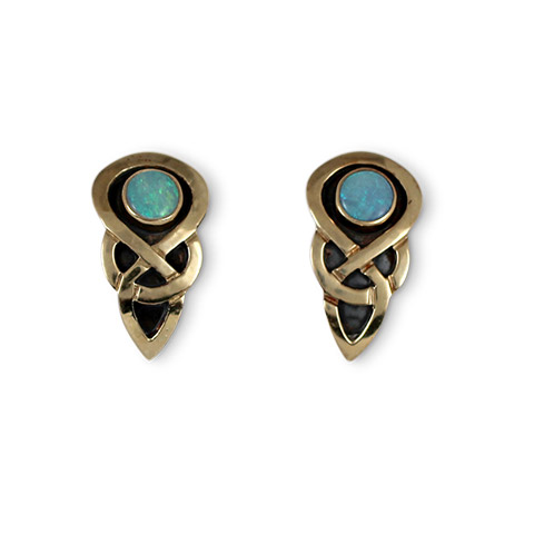 Ceres Earrings with Opal in