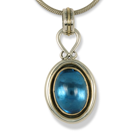 Classico Pendant with Gem in Topaz