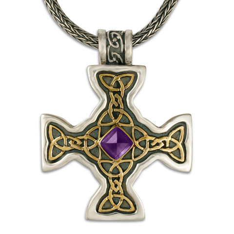 Columba's Cross in Amethyst