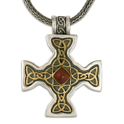 Columba's Cross in Garnet