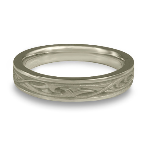 Extra Narrow Papyrus Wedding Ring in Stainless Steel