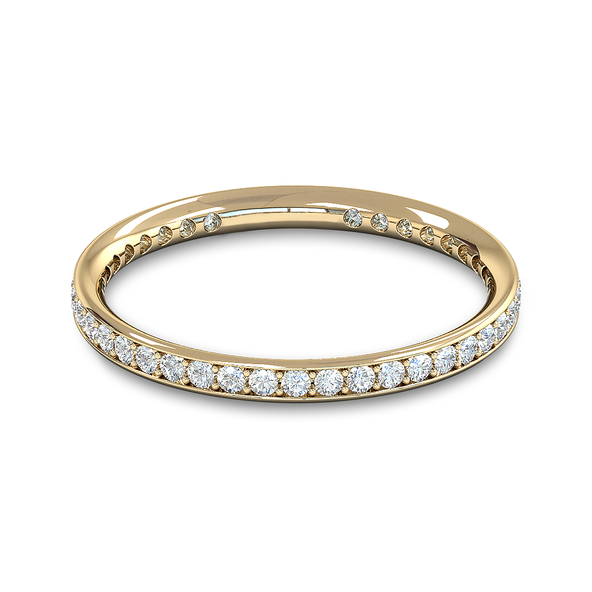 Fairtrade Gold Diamond Full Eternity Ring in 18K Yellow Fairtrade Gold