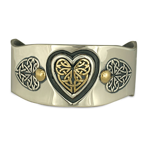 Heart Cuff Bracelet in