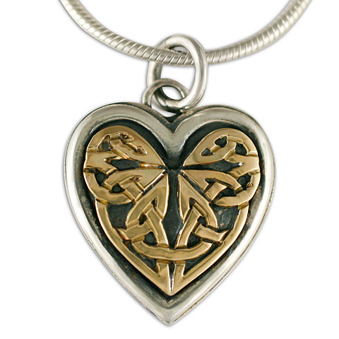 Heart Woven Pendant in