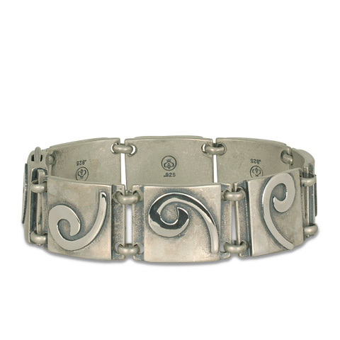 Industrial Swirl Bracelet in