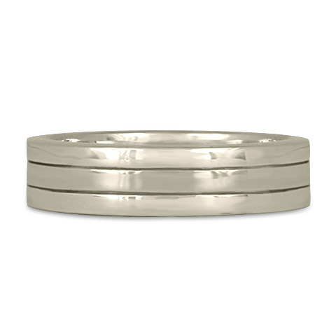 Marcello Wedding Ring in 14K White