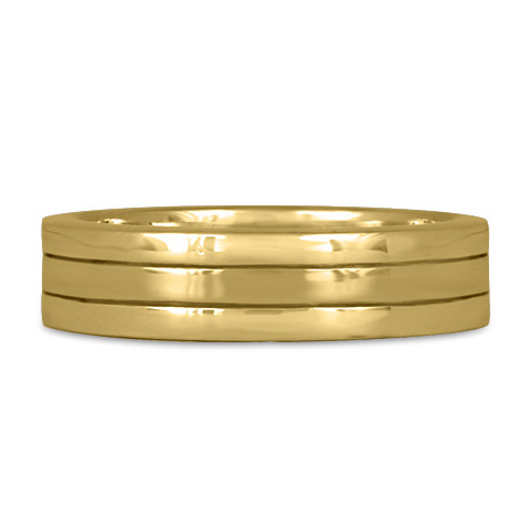 Marcello Wedding Ring in 14K Yellow