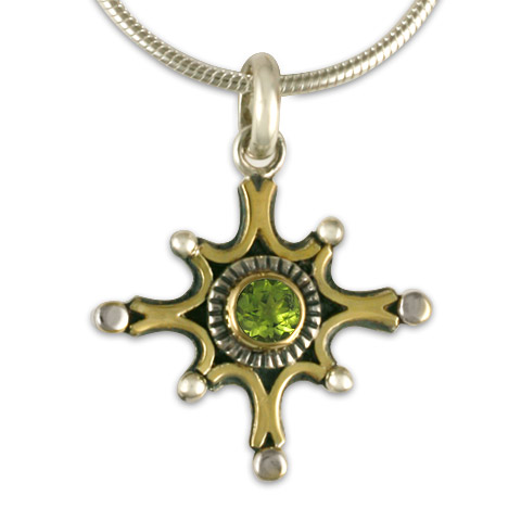 Morning Star Pendant in Peridot