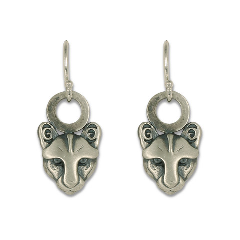 Mountain Lion Medium Earrings in