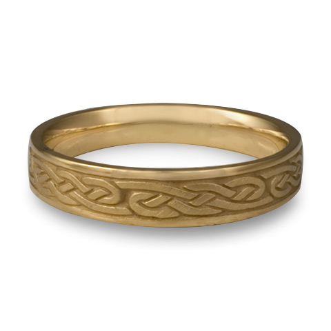 Narrow Infinity Wedding Ring in 14K Yellow Gold