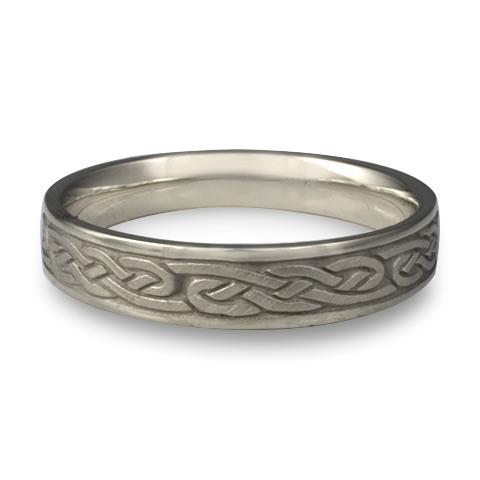 Narrow Infinity Wedding Ring in Stainless Steel