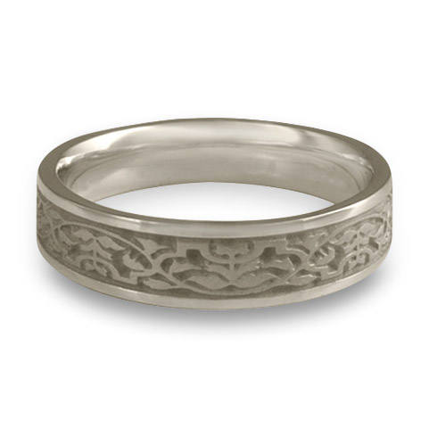 Narrow Morocco Wedding Ring in Stainless Steel