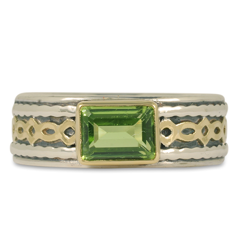 One-of-a-Kind Felicity Ring with Peridot in