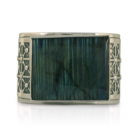 One-of-a-Kind Labradorite Cuff Bracelet SOLD in