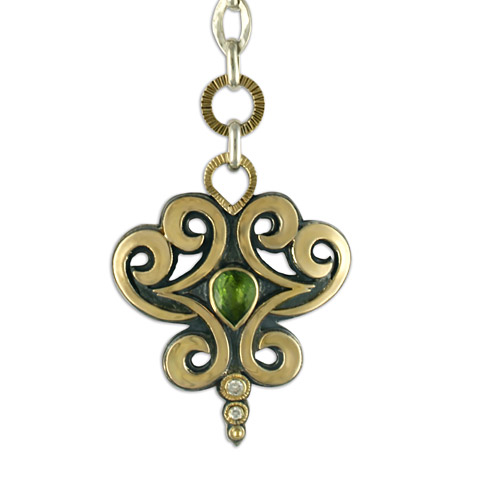 One-of-a-Kind Mistral Pendant in Rare Peridot
