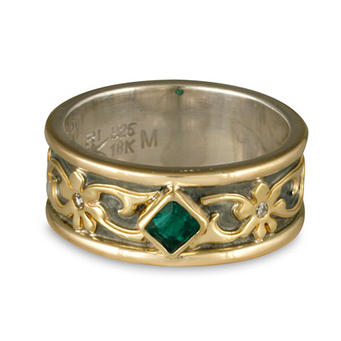 Persephone Square Emerald Ring in