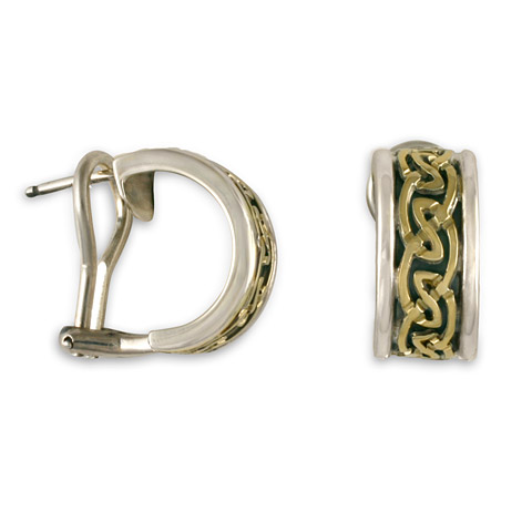 Petra Cuff Earrings Bordered in