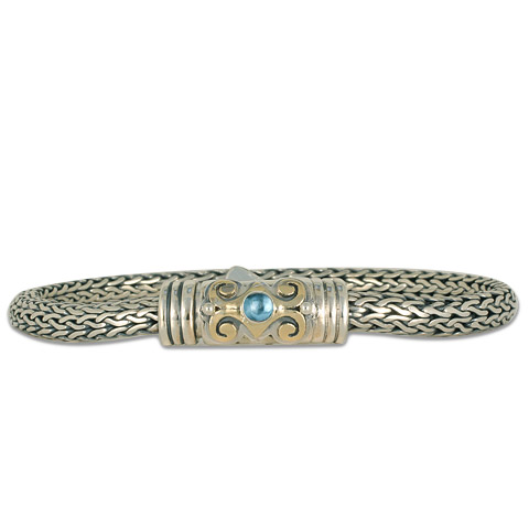 Ravena Bracelet in Swiss Blue Topaz