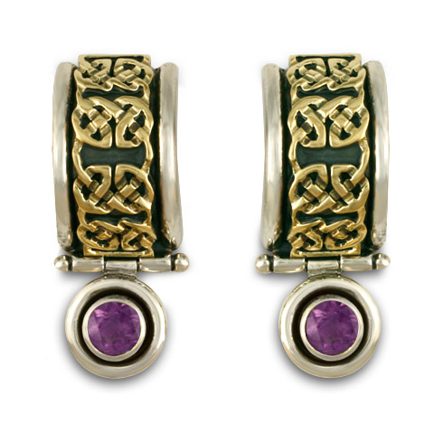 Renee Earrings in Amethyst