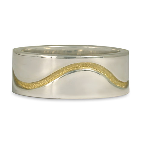 River Wedding Ring 8MM in