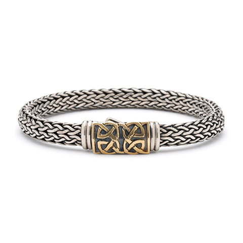 Scroll Woven Chain Bracelet in